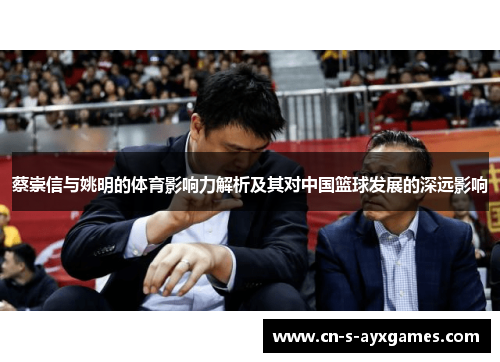 蔡崇信与姚明的体育影响力解析及其对中国篮球发展的深远影响